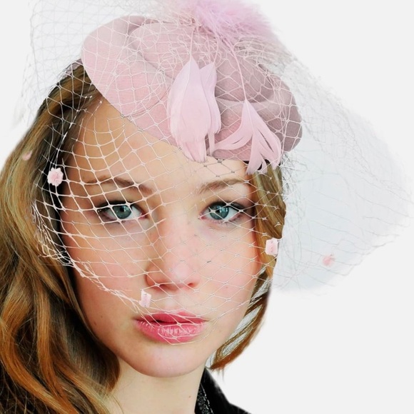 Fascinators Hat Women Tea Party Pillbox Veil Cocktail Mesh Hat Elegant - Picture 2 of 6